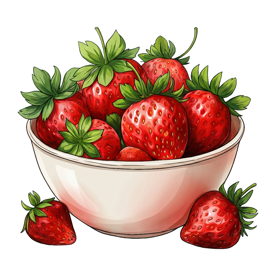 Миска клубники